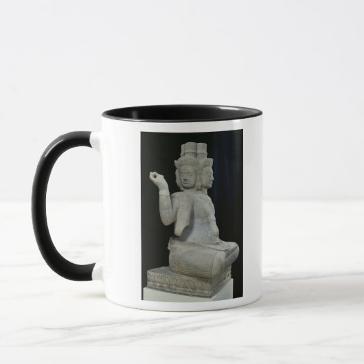 Skulptur von Brahma mit vier Gesichtern Tasse (Links)
