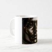 Skulptur Weiblich 3D Kaffeetasse (Vorderseite Links)