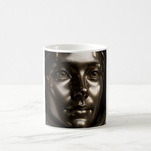 Skulptur Weiblich 3D Kaffeetasse (Mittel)
