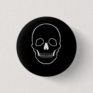 Skulptur weiß button
