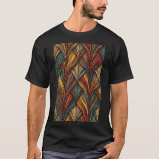 Skulpturale Blätter: Eine lebendige geometrische Z T-Shirt