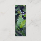 Skulpturale Blätter Mini Visitenkarte (Rückseite)
