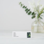 Skulpturale Blätter Mini Visitenkarte (Stehend Vorderseite)