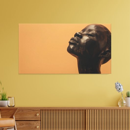 Skulpturale Elegance im Schwarzwald Leinwanddruck (Insitu (Wohnzimmer))