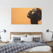 Skulpturale Elegance im Schwarzwald Leinwanddruck (Insitu (Schlafzimmer))