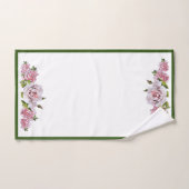 Skulpturale Rose auf einem Badetuch-Set Badhandtuch Set (Handtuch)