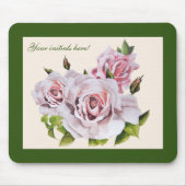 Skulpturale Rose auf einem Mauspad (Vorne)