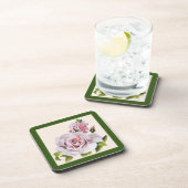 Skulpturale Rose auf einem Untersetzer Set (Rechte Seite)