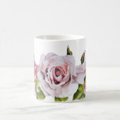 Skulpturale Rose auf einer klassischen Tasse (Mittel)