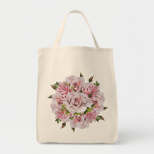 Skulpturale Rose auf einer Tasche (Vorne)