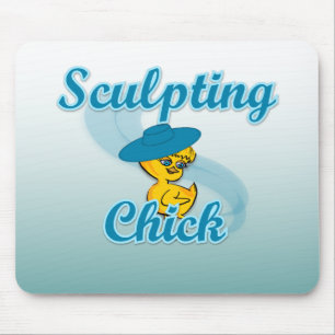 Skulpturchick #3 mousepad