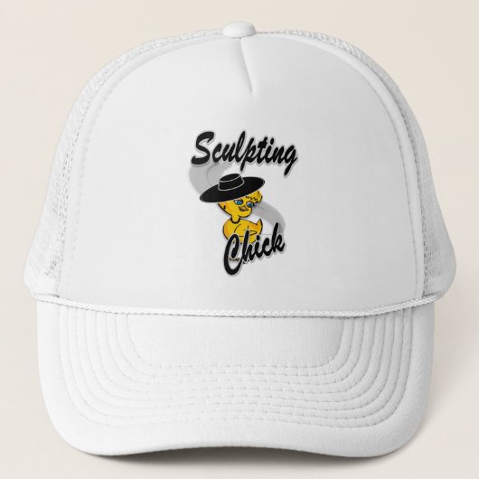 Skulpturchick #4 truckerkappe (Vorderseite)