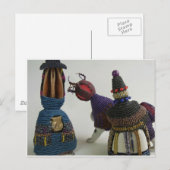 Skulpturen aus Porzellan Postkarte (Vorne/Hinten)