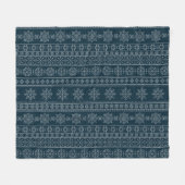 Skulpturen aus Strickwaren und Strickwaren Fleecedecke (Vorderseite (Horizontal))