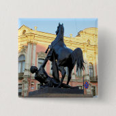 Skulpturen der Anichkov-Brücke in St. Petersburg Button (Vorderseite)