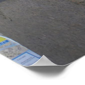 Skulpturen der Anichkov-Brücke in St. Petersburg Poster (Ecke)