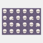 Skulpturen im Knochenhintergrund Geschenkpapier Set (Vorderseite 2)