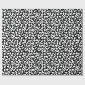 Skulpturen im schwarzen Hintergrund Geschenkpapier (Flach)