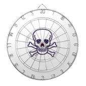 Skulpturen in Knochen, weiße Dartboard Dartscheibe (vorne)