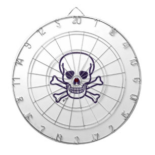 Skulpturen in Knochen, weiße Dartboard Dartscheibe