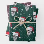 Skulpturen mit Bärten Weihnachtswrapping Papier (Beispiel)