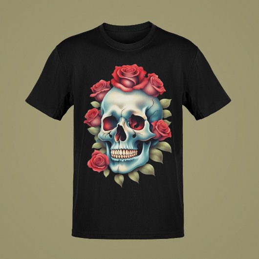 Skulpturen mit Schlangen oder Rose Farbkunstkollek T-Shirt