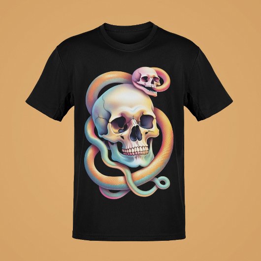 Skulpturen mit Schlangen oder Rose Farbkunstkollek T-Shirt