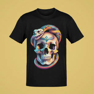 Skulpturen mit Schlangen oder Rose Farbkunstkollek T-Shirt
