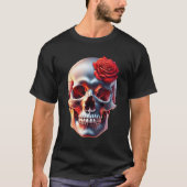 Skulpturen mit Schlangen oder Rose Farbkunstkollek T-Shirt (Vorderseite)