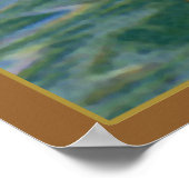 Skulpturen Rudern Vintage Sportler Athlete Poster (Ecke)