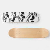 Skulpturen, schwarzes Skateboard (Horizontal)