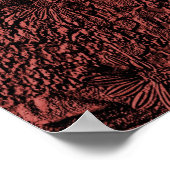 Skulpturen Textur Daisies Blumenkunst Poster (Ecke)