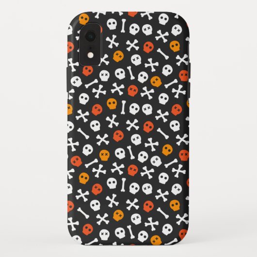 Skulpturen und Knochen Halloween Muster Case-Mate iPhone Hülle (Rückseite)