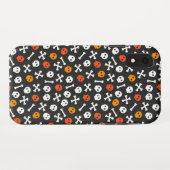 Skulpturen und Knochen Halloween Muster Case-Mate iPhone Hülle (Rückseite (Horizontal))