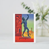 Skulpturen und Kunst von Pompeji, Neapel, Italien Postkarte (Stehend Vorderseite)