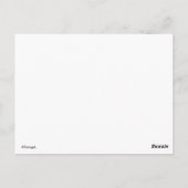 Skulpturen und Streifen, Kunst Postkarte (Rückseite)