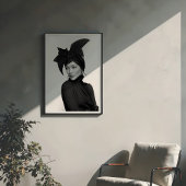 Skulpturenbogen: einfarbige Avantgarde-Mode Poster