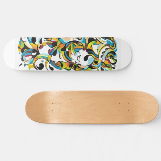 Skulpturendeck Skateboard (Horizontal)