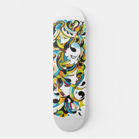 Skulpturendeck Skateboard (Vorderseite)