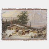 Skulpturendecke im Winterholzhaus Decke (Vorderseite)