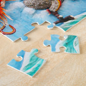 Skulpturendrachen Singapur . Puzzle (Seite)