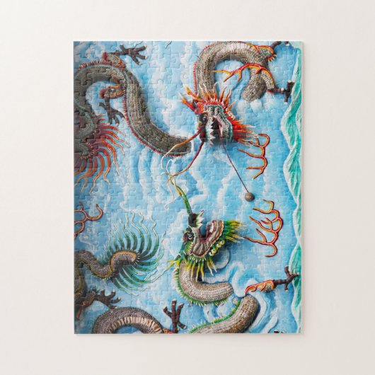 Skulpturendrachen Singapur . Puzzle (Vertikal)
