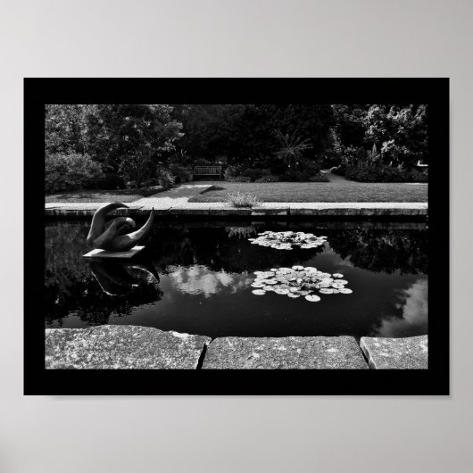 Skulpturengarten Poster (Vorne)