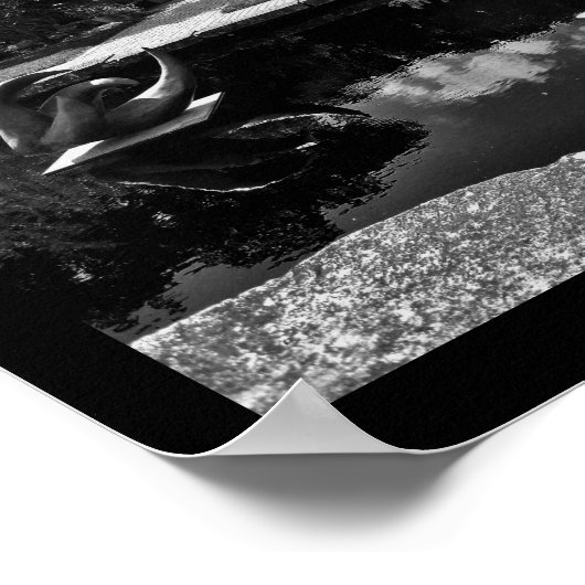 Skulpturengarten Poster (Ecke)