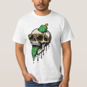 Skulpturengrafik für Streetwear T-Shirt (Vorderseite)
