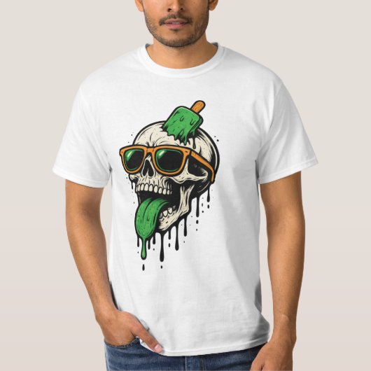 Skulpturengrafik für Streetwear T-Shirt (Vorderseite)