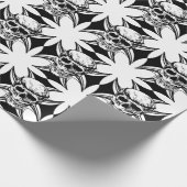 Skulpturenkralle Cross Goth Biker Art Geschenkpapier (Ecke)