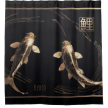 Skulpturierte Kupfer Metal Koi Swirl Rug