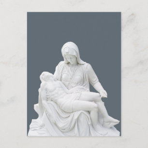 Skulpturierte Pieta Postkarte