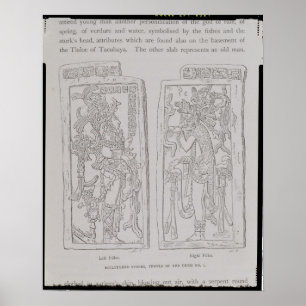Skulpturierte Steine aus dem 'Tempel der Poster